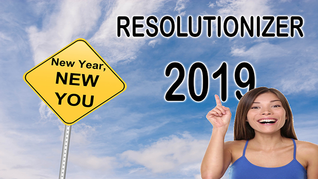 New Quiz! The Resolutionizer 2019. Find your next New Year’s Resolution today